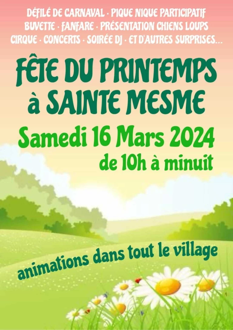 Fête du Printemps à Sainte-Mesme (78)