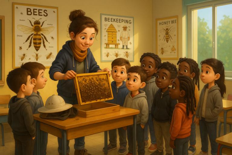 🐝✨ Une matinée inoubliable pour les élèves de CE1 à l’école d’Épernon !